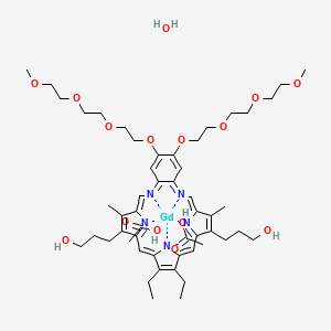 molecular formula C52H76GdN5O15- B1263501 Motexafin gadolinium hydrate 