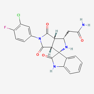 molecular formula C21H16ClFN4O4 B12635021 C21H16ClFN4O4 