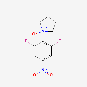 1-(2,6-Difluoro-4-nitrophenyl)pyrrolidine 1-oxide