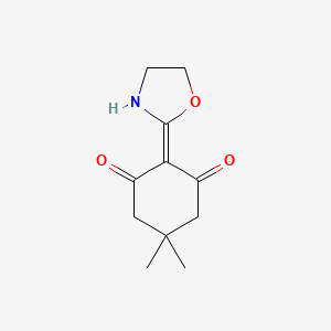 5,5-Dimethyl-2-(1,3-oxazolidin-2-ylidene)cyclohexane-1,3-dione