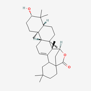 molecular formula C30H46O3 B1263507 3-Hydroxy-15,28-epoxyolean-12-en-28-one 