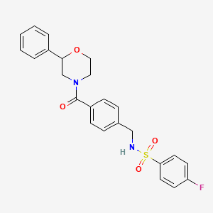 molecular formula C24H23FN2O4S B12635088 C24H23FN2O4S 