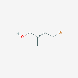 molecular formula C5H9BrO B12635089 4-Bromo-2-methylbut-2-en-1-ol CAS No. 918823-42-4