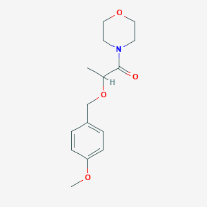 2-[(4-Methoxyphenyl)methoxy]-1-(morpholin-4-yl)propan-1-one