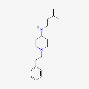 N-(3-Methylbutyl)-1-(2-phenylethyl)piperidin-4-amine