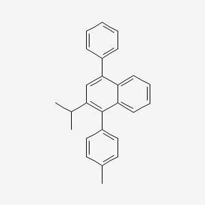 molecular formula C26H24 B12635128 1-(4-Methylphenyl)-4-phenyl-2-(propan-2-yl)naphthalene CAS No. 919341-79-0