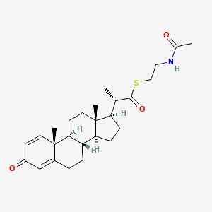molecular formula C26H37NO3S B1263515 Parathiosteroid A 