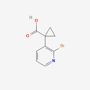 1-(2-Bromopyridin-3-YL)cyclopropanecarboxylic acid