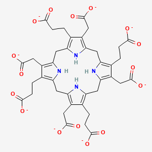 molecular formula C40H36N4O16-8 B1263522 尿卟啉原 I(8-) 