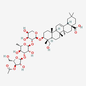 molecular formula C48H76O17 B1263523 Rarasaponin V 