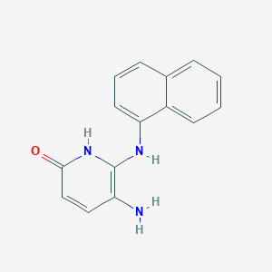 5-amino-6-(naphthalen-1-ylamino)-1H-pyridin-2-one