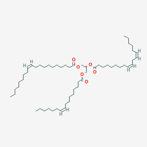 molecular formula C57H102O6 B1263525 TG(16:1(9Z)/18:2(9Z,12Z)/20:1(11Z))[iso6] 