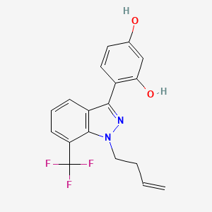 1,3-Benzenediol, 4-[1-(3-buten-1-yl)-7-(trifluoroMethyl)-1H-indazol-3-yl]-