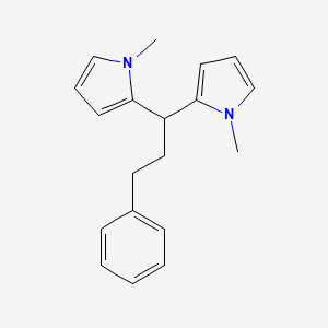 molecular formula C19H22N2 B12635281 2,2'-(3-Phenylpropane-1,1-diyl)bis(1-methyl-1H-pyrrole) CAS No. 919295-54-8