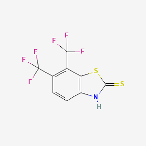 6,7-Bis(trifluoromethyl)-1,3-benzothiazole-2(3H)-thione