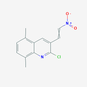 2-Chloro-5,8-dimethyl-3-(2-nitroethenyl)quinoline