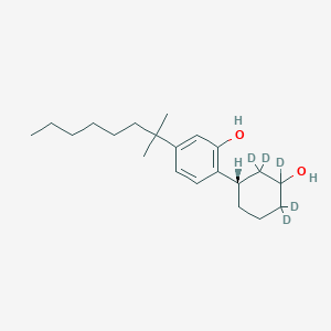 5-(2-methyloctan-2-yl)-2-[(1S)-2,2,3,4,4-pentadeuterio-3-hydroxycyclohexyl]phenol