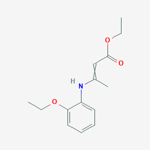 Ethyl 3-(2-ethoxyanilino)but-2-enoate