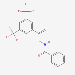 N-{2-[3,5-Bis(trifluoromethyl)phenyl]prop-2-en-1-yl}benzamide