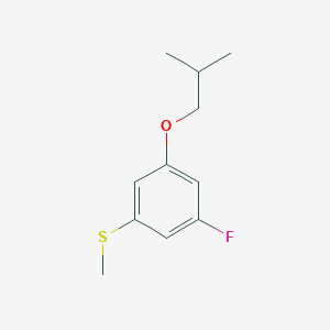 molecular formula C11H15FOS B12635383 3-iso-Butoxy-5-fluorophenyl methyl sulfide 