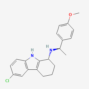 (1R)-6-chloro-N-[(1R)-1-(4-methoxyphenyl)ethyl]-2,3,4,9-tetrahydro-1H-carbazol-1-amine