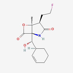 molecular formula C15H20FNO4 B1263542 Fluorosalinosporamide 