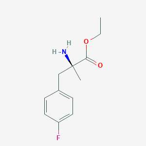 Alanine, 3-(P-fluorophenyl)-2-methyl, ethyl ester