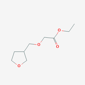 molecular formula C9H16O4 B12635456 Ethyl 2-(oxolan-3-ylmethoxy)acetate 