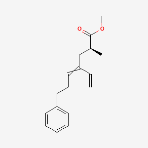 methyl (2S)-4-ethenyl-2-methyl-7-phenylhept-4-enoate