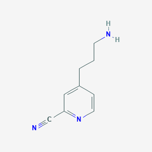 4-(3-Aminopropyl)picolinonitrile