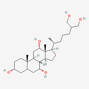 molecular formula C27H48O5 B1263548 Cyprinol 