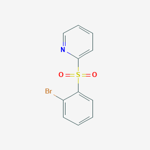 2-[(2-Bromophenyl)sulfonyl]pyridine