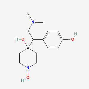 4-[2-(Dimethylamino)-1-(4-hydroxyphenyl)ethyl]piperidine-1,4-diol