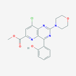 Methyl 8-chloro-4-(2-hydroxyphenyl)-2-morpholin-4-ylpyrido[3,2-d]pyrimidine-6-carboxylate