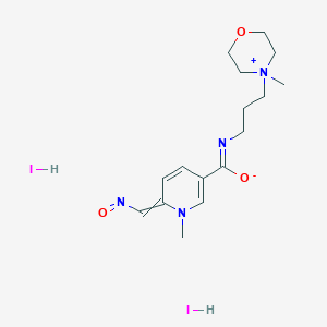 molecular formula C16H26I2N4O3 B12635565 C16H26I2N4O3 