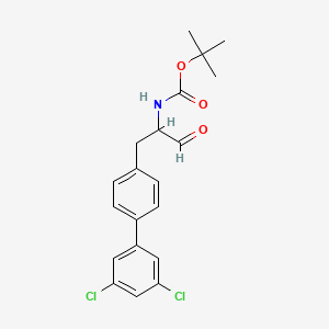 (S)-tert-butyl (1-(3',5'-dichloro-[1,1'-biphenyl]-4-yl)-3-oxopropan-2-yl)carbamate