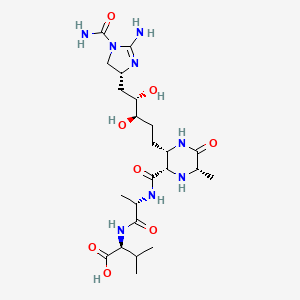 molecular formula C23H40N8O8 B1263557 Guadinomine C2 