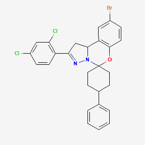 molecular formula C27H23BrCl2N2O B12635574 C27H23BrCl2N2O 