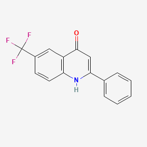 2-Phenyl-6-trifluoromethyl-4-quinolinol