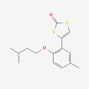 4-[5-Methyl-2-(3-methylbutoxy)phenyl]-2H-1,3-dithiol-2-one