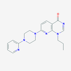 Pyrido[2,3-d]pyrimidin-4(1H)-one, 1-propyl-7-[4-(2-pyridinyl)-1-piperazinyl]-