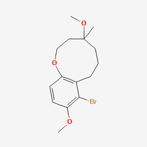 1-Benzoxonin, 8-broMo-2,3,4,5,6,7-hexahydro-4,9-diMethoxy-4-Methyl-