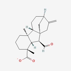 molecular formula C20H27O3- B1263570 赤霉素 A12 醛(1-) 