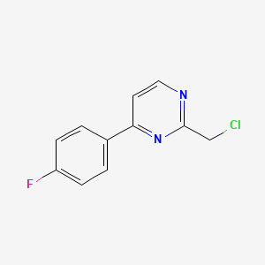 2-(Chloromethyl)-4-(4-fluorophenyl)pyrimidine