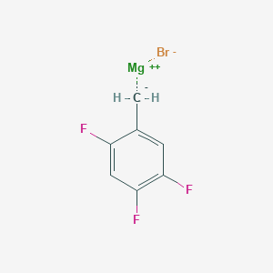 Magnesium;1,2,4-trifluoro-5-methanidylbenzene;bromide