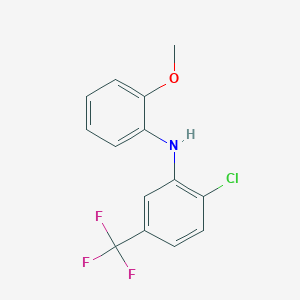 2-Chloro-N-(2-methoxyphenyl)-5-(trifluoromethyl)aniline