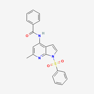 Benzamide, N-[6-methyl-1-(phenylsulfonyl)-1H-pyrrolo[2,3-b]pyridin-4-yl]-