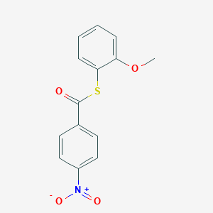 S-(2-Methoxyphenyl) 4-nitrobenzene-1-carbothioate