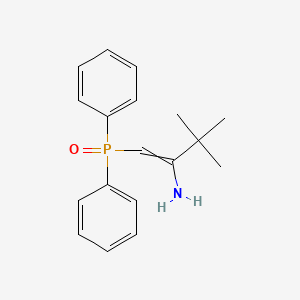 1-(Diphenylphosphoryl)-3,3-dimethylbut-1-en-2-amine