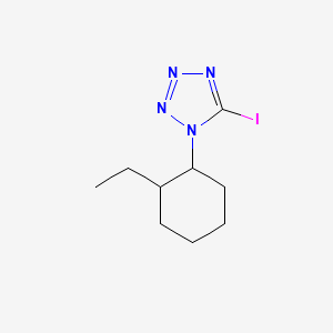 1-(2-Ethylcyclohexyl)-5-iodo-1H-tetrazole